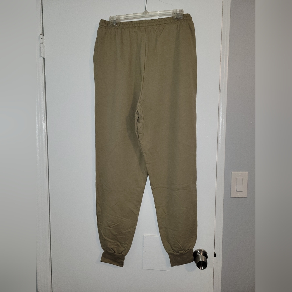Zenana Size L Joggers Khaki - Picture 4 of 5